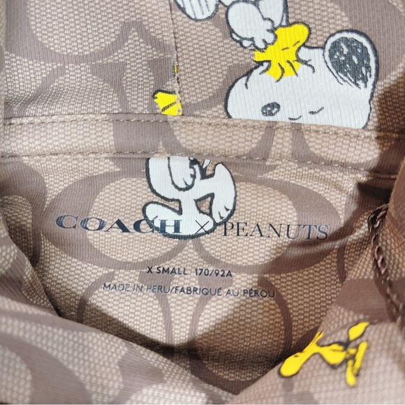 Coach X Peanuts XS CE545 Signature Snoopy Hoodie NWT Org $378 - Picture 12 of 12